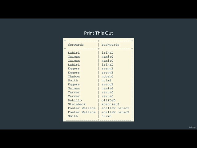 68 - String Functions Exercise