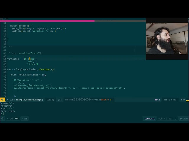 Extreme Rmarkdown report automation with parameters and templates