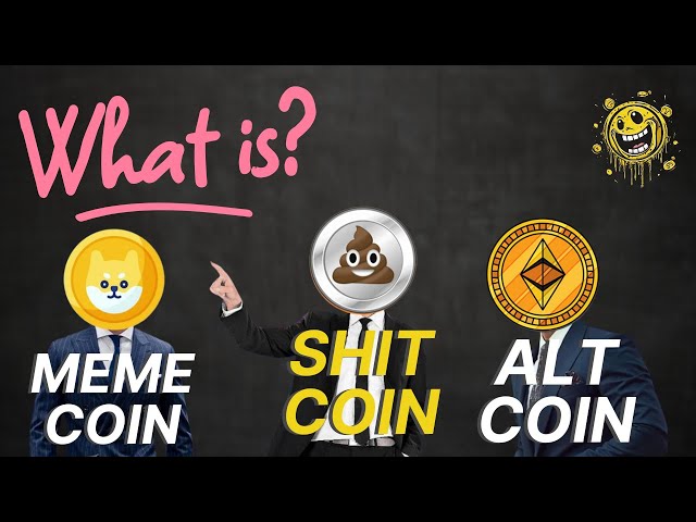 Altcoins, Memecoins, and Shitcoins Explained! | Beginners guide
