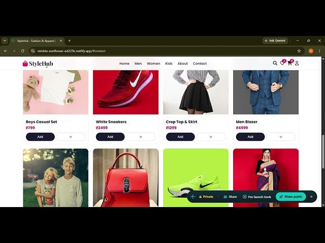 StyleHub Fashion Project - DAS012190