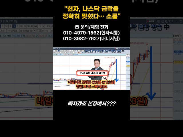 "현자 전문가, 나스닥 급락을 정확히 맞췄다… 소름" 예언일까?우연일까?