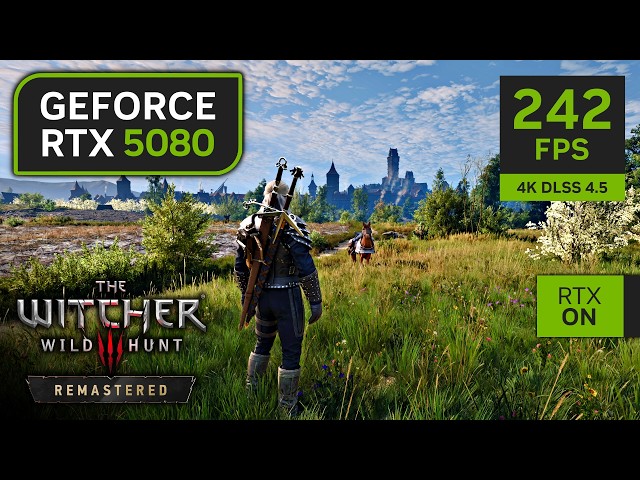 RTX 5080 on The Witcher 3 Remastered | 4K Max Graphics with DLSS 4.5 and Path Tracing!