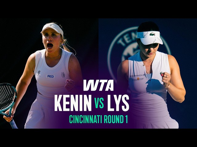 Sofia Kenin vs. Eva Lys | 2026 Cincinnati Round 1 | WTA Match Highlights