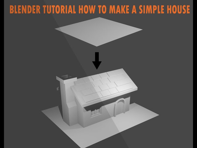 How to make a simple house in blender | LNmaster2008 |
