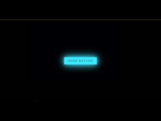 Neon Light Button Hover Effect | HTML&CSS
