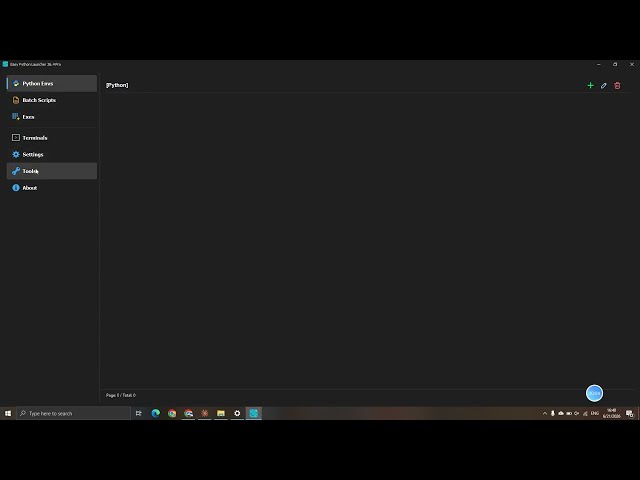 Easy Python Launcher 26 - Import Settings