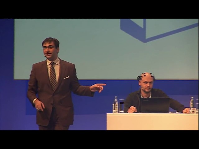 Zukunftsforscher Janszky live mit Gedankensteuerungs Experiment