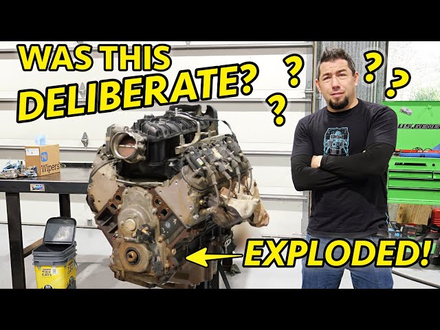 IMPOSSIBLE ENGINE CARNAGE! This Silverado 6.0 Blew Up BIG TIIME After Shoddy Repair Work! But Why?