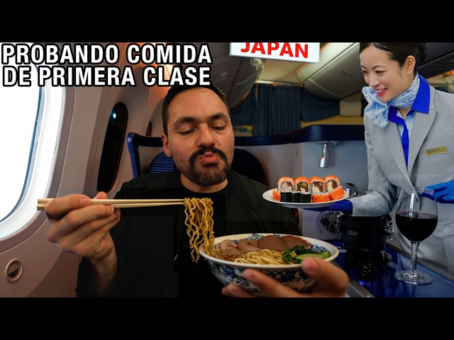 Probando Toda La Comida En Vuelo Primera Clase | La Capital