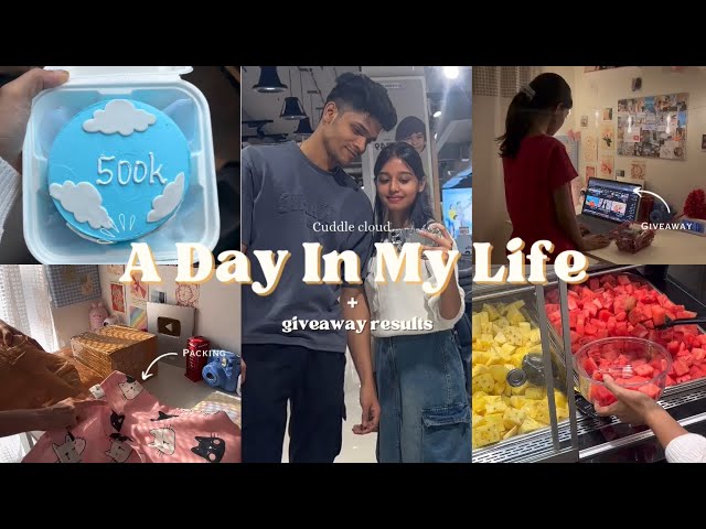 A day In My Life 💌 || giveaway results 🎁 || Cuddle Cloud
