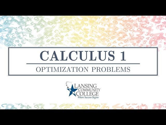 Optimization Problems