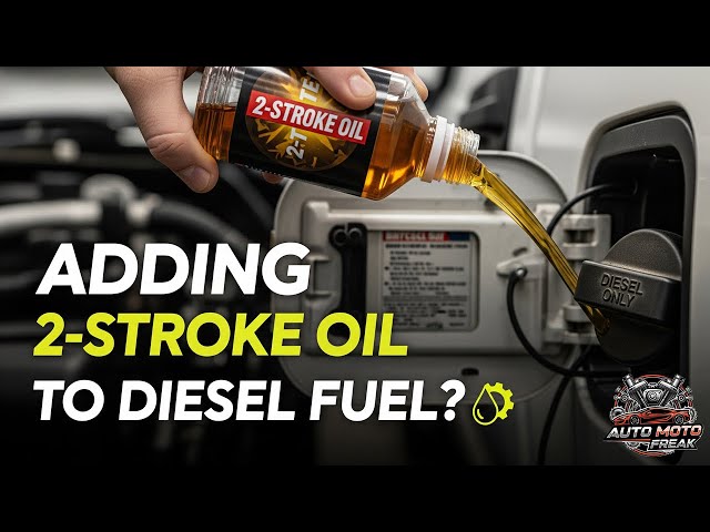 2T OIL IN DIESEL FUEL? ADDING 2-STROKE OIL TO DIESEL FUEL?