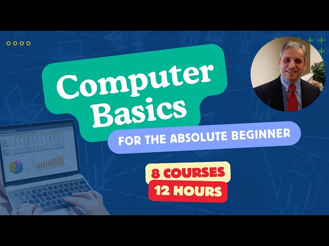 Computer Basics for Absolute Beginners - 12 Hours of Free Training (Updated late 2024)