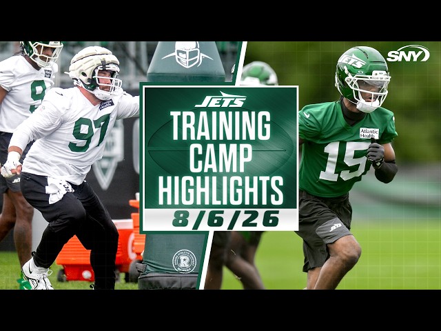 Jets WR Group, D-Line continue to sharpen up at training camp