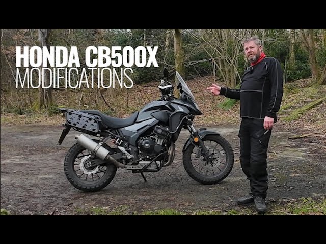 Modifications on my Honda CB500X