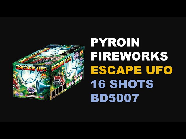 BD5007 ESCAPE UFO 16SHOTS 500G CAKE INCREDIBLE EFFECT