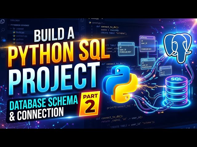 Build a Python SQL Project: Database Schema & Connection Handler (Part 2)