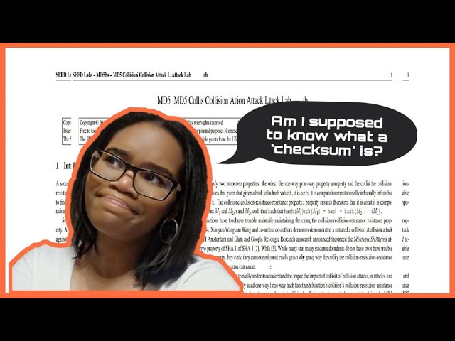 MD5 Collision Attack Lab Walkthrough | Cryptography SEEDLab | Coding w/ Kaity