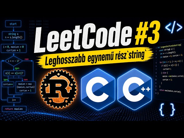 Leetcode #3 - A leghosszabb ismétlődésmentes stringszelet