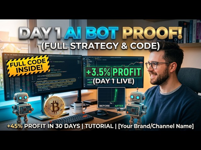 My AI Crypto Bot Made Money on Day 1 (Full Strategy & Code)