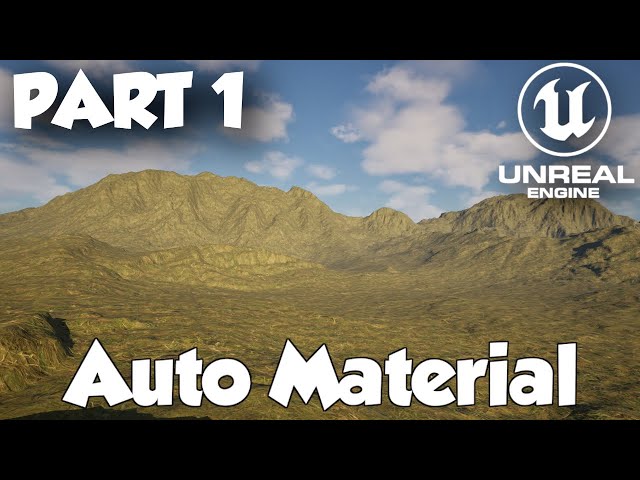 Landscape Auto Material Tutorial Part 1 | Material Setup & Tiling | Unreal Engine 5
