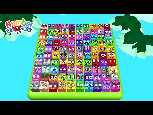 Learn to Count 1000 - 100.000 with Numberblocks Step Squad | Fun Numbers for Kids