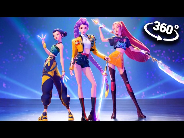 K-POP Demon Hunters in 360°VR | Huntrix New Song Comeback Show