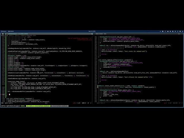 Learning Vulkan  dynamic rendering and recording command buffer C graphics programming 1.9.1