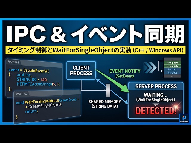 [C++] Timing control of IPC communication: Event synchronization and implementation of WaitForSin...