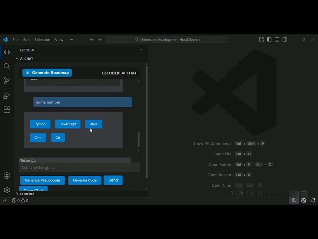 EZ Coder: An AI-Powered Code Review, Visualization and  Learning Roadmap Tool