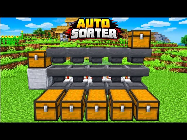 Easiest automatic AUTO Sorter in Minecraft 26.4+1.21