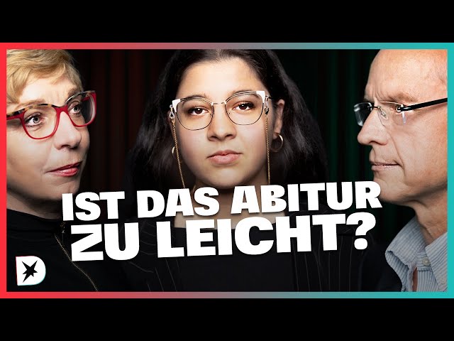 Is the Abitur too easy? Student vs. Teacher | DISKUTHEK