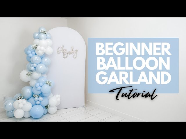DIY Balloon Garland Tutorial for Beginners | Easy Step-by-Step Balloon Decoration