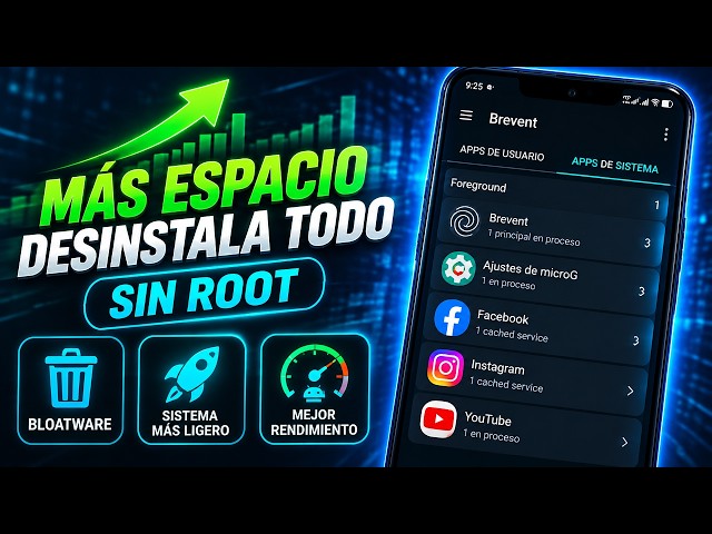 ¡Adiós al bloatware! Cómo borrar apps del sistema sin ser ROOT