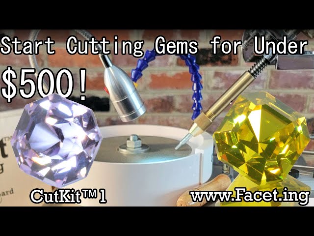 Setting up the CutKit™1 with a Vevor Faceting Machine, Cut for Under $500!