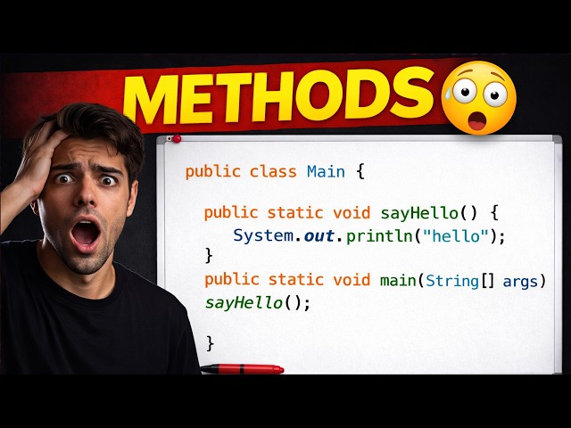 👉 Java Methods Explained in 3 Minutes