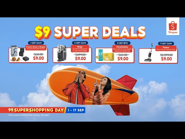 9.9 Super Shopping Day 🧡