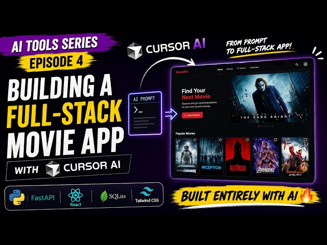 AI Tools Series – Episode 4 | Building a Full-Stack Movie App with Cursor AI