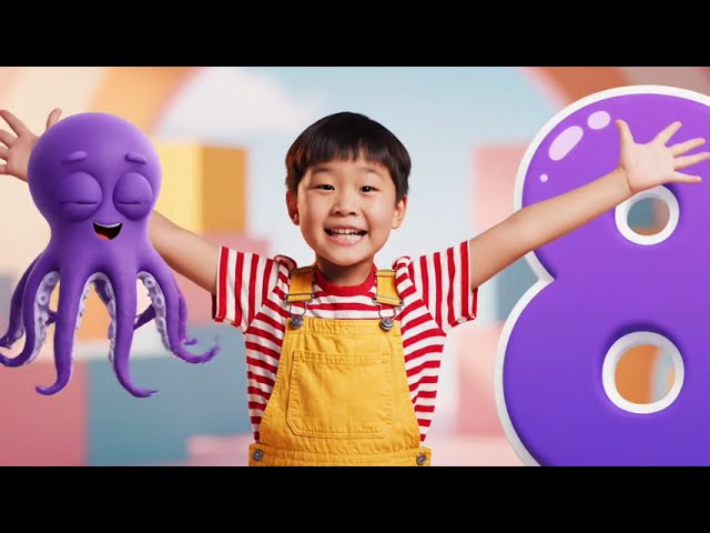 1 to 10 Number Names 🧠 | Kids Learning Video | Easy Math for Beginners