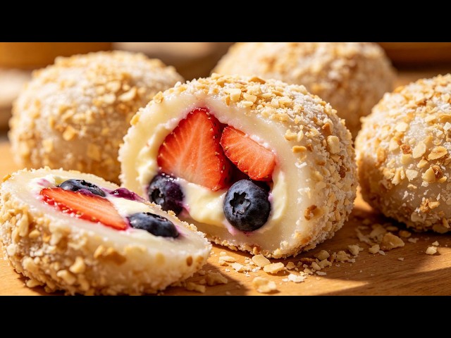 🔥LIVE  🍓Fresh Strawberry Mochi Making Live | Satisfying Street Food ASMR #mochi  #streetfood  #asmr