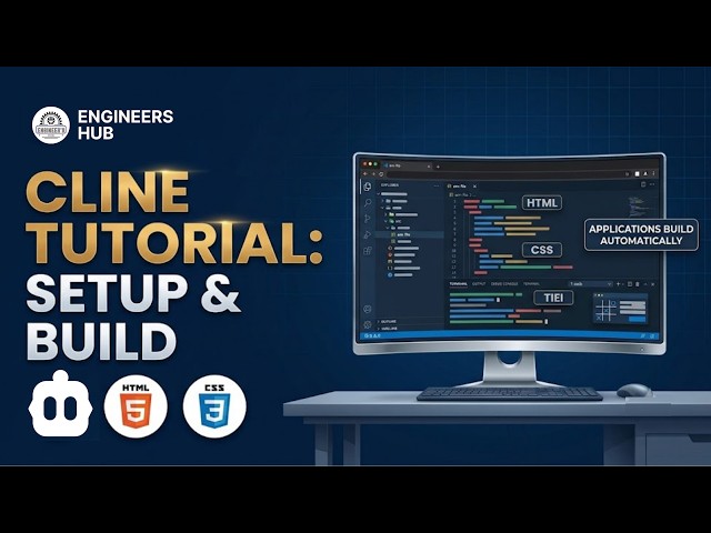 Build a Web App with ZERO Code (Free Cline AI Setup)
