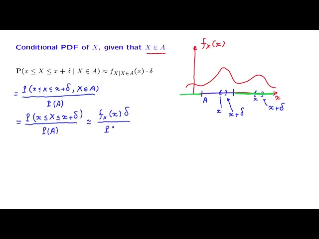 L09.2 Conditioning A Continuous Random Variable on an Event