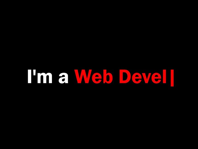 Create Auto Typing Animation with Typed.js | JavaScript Tutorial 2025