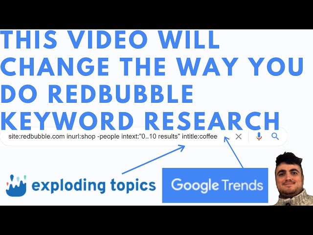 The ONLY way to do Redbubble SEO and Keyword research in 2021