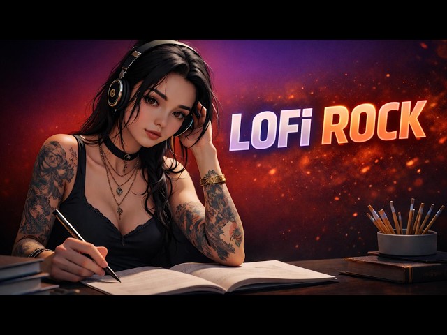 LoFi Rock Radio 🎸 Deep Work Music for Coding & Concentration |  ローファイ・ロック＆メタル
