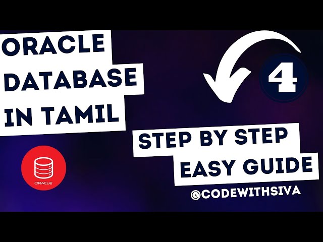 Oracle for beginners in Tamil || Download and Installation Guide || #oracle #database #codewithsiva
