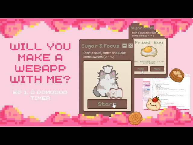 coding a pomodoro timer from scratch (aesthetic react + electron build)
