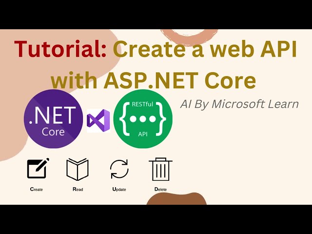 Tutorial: Create a web API with ASP.NET Core