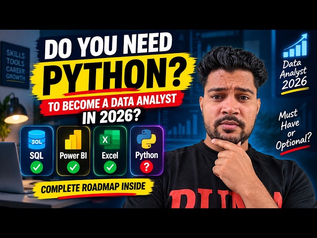 Data Analyst Roadmap 2026 (Beginner to Job)