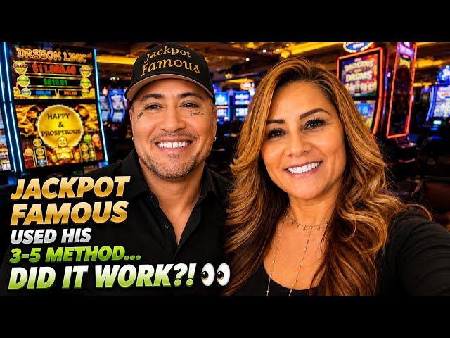 Jackpot Famous Made Me Try His 3–5 Method... Did It Work?! 👀🎰